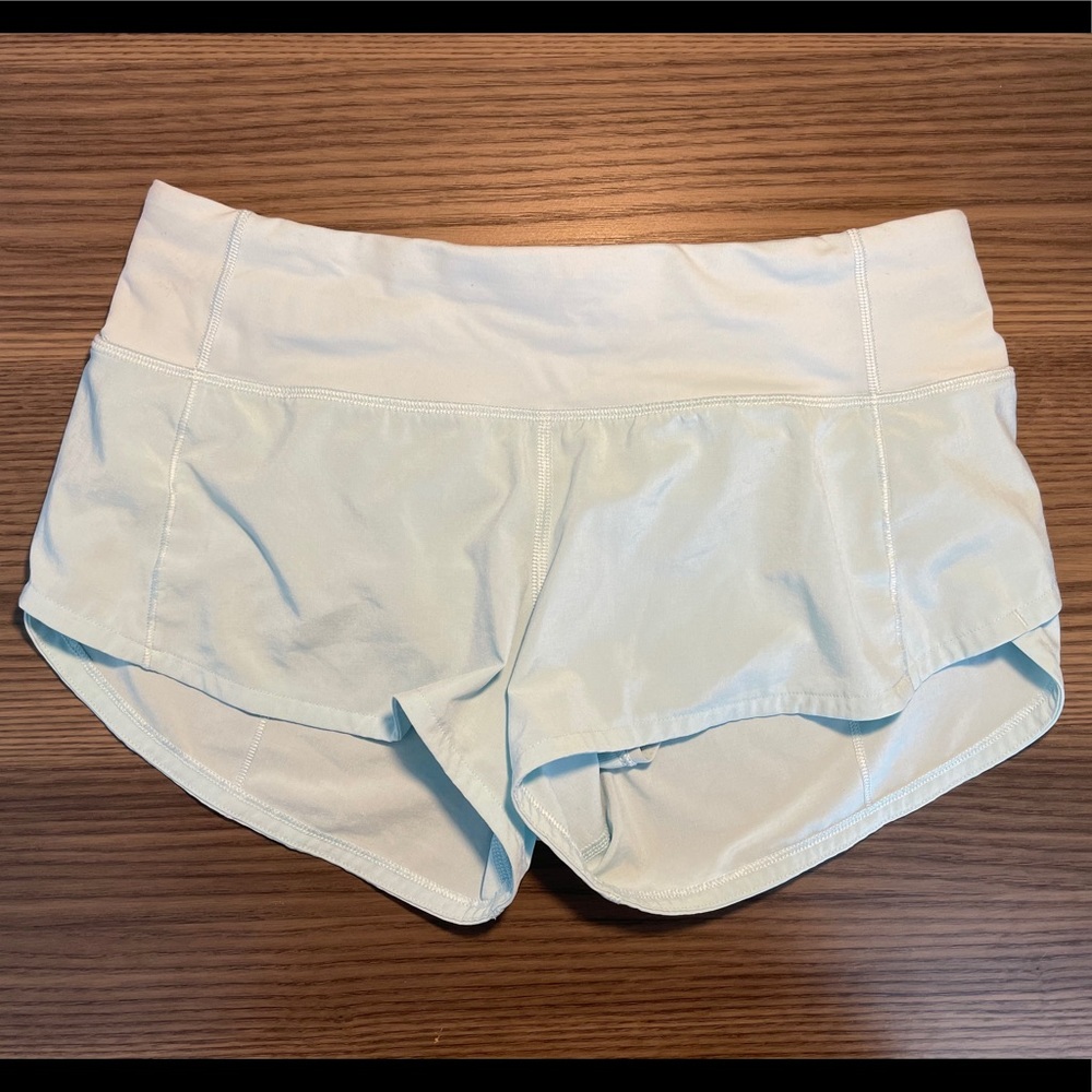 Lululemon Blue Glow Speed Shorts